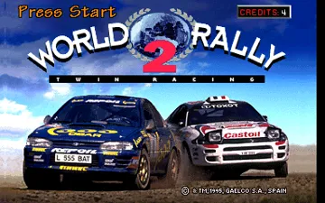 World Rally 2: Twin Racing screen shot title